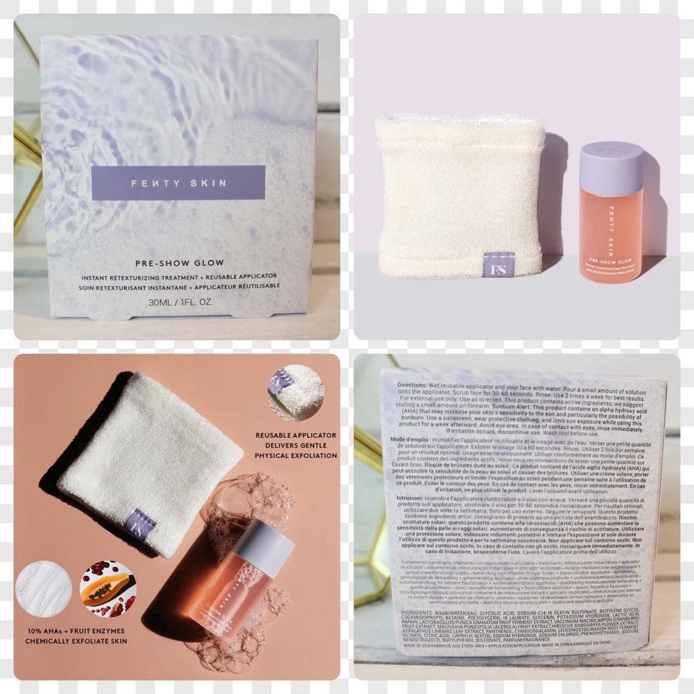 NWT Fenty Skin Pre-Show Glow Instant Retexturizing Treatment BNIB New & Sealed